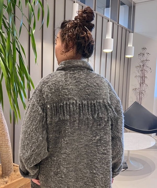 清水 彩乃さんの「BEAMS WOMEN｜【別注】BUZZ RICKSON'S / シャンブレー ロングスリーブ シャツ」を使ったコーディネート