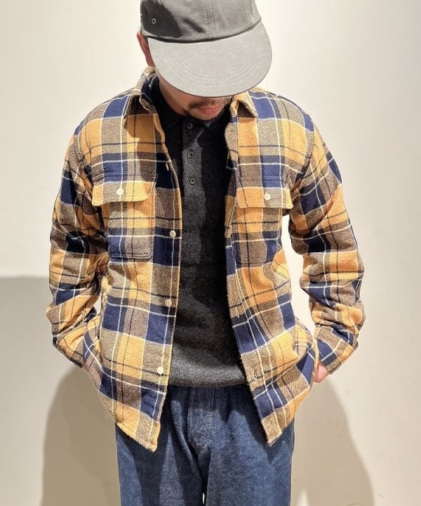 滝沢 一喜さんの「BEAMS WOMEN｜BEAMS PLUS / 9ゲージ ニット ポロ」を使ったコーディネート