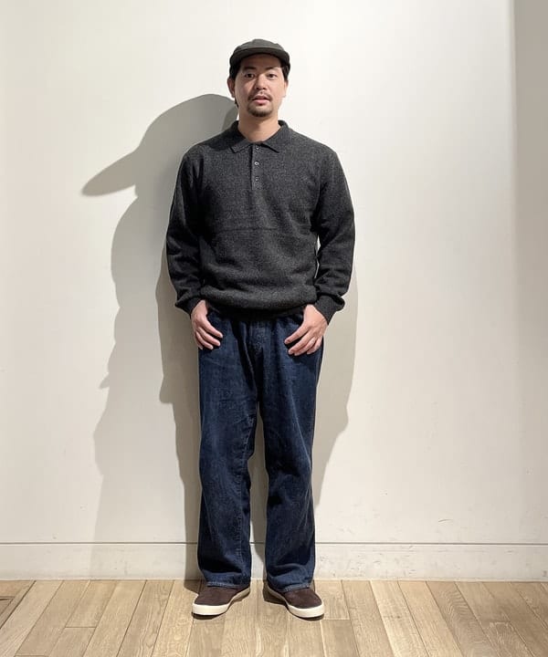 滝沢 一喜さんの「BEAMS WOMEN｜BEAMS PLUS / 9ゲージ ニット ポロ」を使ったコーディネート