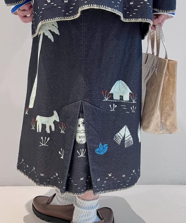 ビームスボーイ　メキシカンスカート BEAMS BOY（ビームスボーイ）の「BEAMS BOY / メキシカン プリント