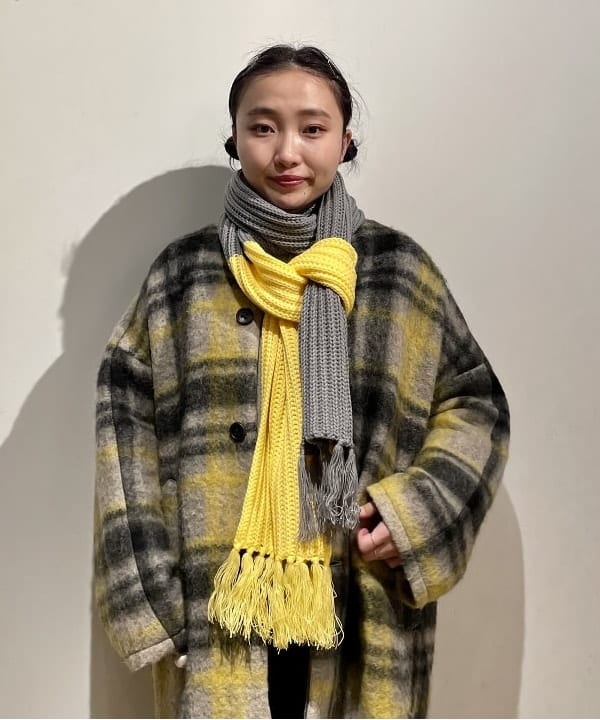 葛岡 七海さんの「BEAMS WOMEN｜DANTON / ノーカラー フリース ジャケット」を使ったコーディネート