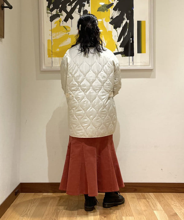 松本 佳菜子さんの「BEAMS WOMEN｜DANTON / FLEECE COLLARLESS JACKET」を使ったコーディネート
