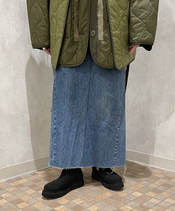 ハルキ　モモナさんの「BEAMS WOMEN｜キルティング ノーカラー ブルゾン」を使ったコーディネート