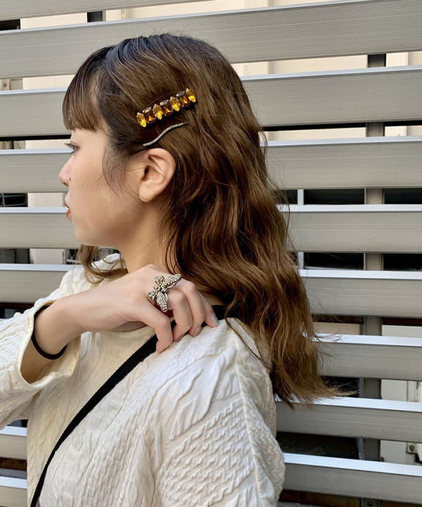 ナツハさんの「BEAMS WOMEN｜BEAMS BOY / GOLDメッキ 0.8mm リング」を使ったコーディネート