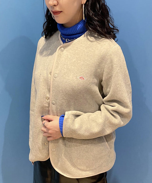 マツド ユメカさんの「BEAMS WOMEN｜DANTON / ノーカラー フリース ジャケット」を使ったコーディネート