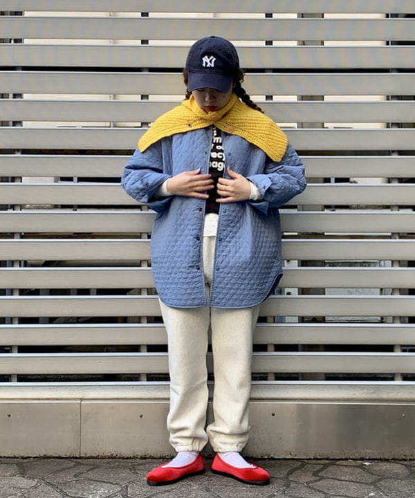 ナツハさんの「BEAMS WOMEN｜BEAMS BOY / GOLDメッキ 0.8mm リング」を使ったコーディネート