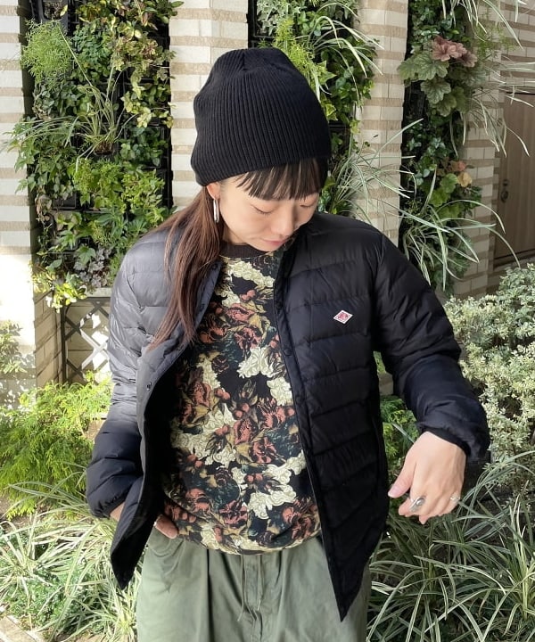 ハルキ　モモナさんの「BEAMS WOMEN｜DANTON / CREWNECK INNER DOWN JACKET」を使ったコーディネート