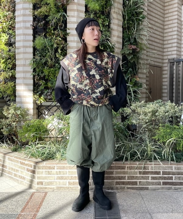 ハルキ　モモナさんの「BEAMS WOMEN｜DANTON / CREWNECK INNER DOWN JACKET」を使ったコーディネート