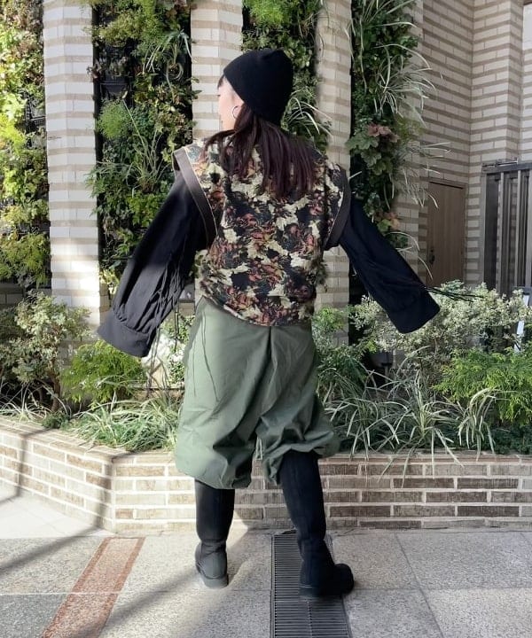 ハルキ　モモナさんの「BEAMS WOMEN｜DANTON / CREWNECK INNER DOWN JACKET」を使ったコーディネート