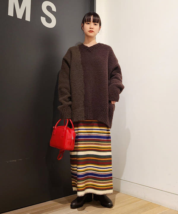 saori KATOさんの「BEAMS WOMEN｜キルティング ノーカラー ブルゾン」を使ったコーディネート