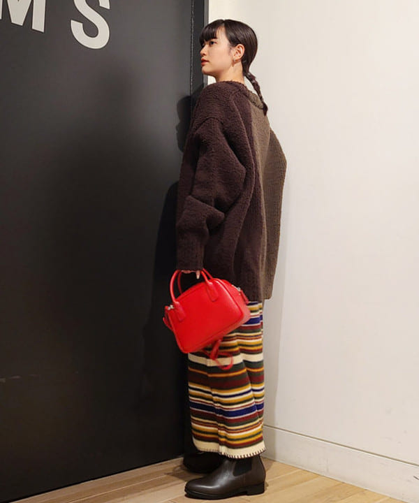 saori KATOさんの「BEAMS WOMEN｜キルティング ノーカラー ブルゾン」を使ったコーディネート