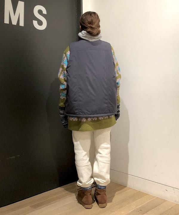 みかみさんの「BEAMS WOMEN｜Healthknit × BEAMS BOY / ワッフル プルオーバー パーカ」を使ったコーディネート