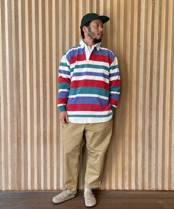 Pilgrim Surf+Supply ラガーシャツ S ポロシャツ Pilgrim Surf+Supply（685754） スタイリング・コーディネイト｜BEAMS