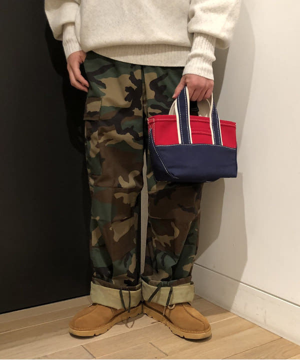 土田 達也さんの「BEAMS WOMEN｜L.L.Bean × BEAMS PLUS ＆ BEAMS BOY / Deep Bottom Deluxe Boat and Tote Mini」を使ったコーディネート