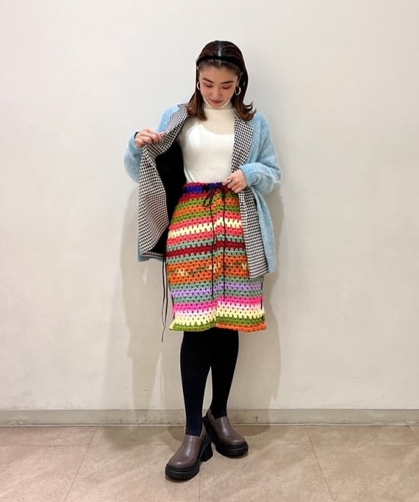 ちりこさんの「BEAMS WOMEN｜FALKE / 48790 FAMILY TIGHTS WOMEN」を使ったコーディネート