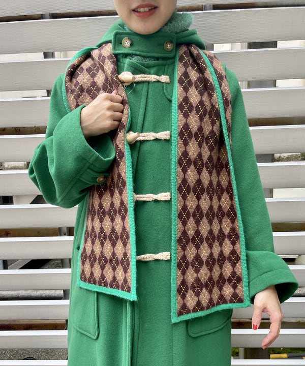 みりさんの「BEAMS WOMEN｜BEAMS BOY / ポリエステル ウール シンチ バック スラックス」を使ったコーディネート