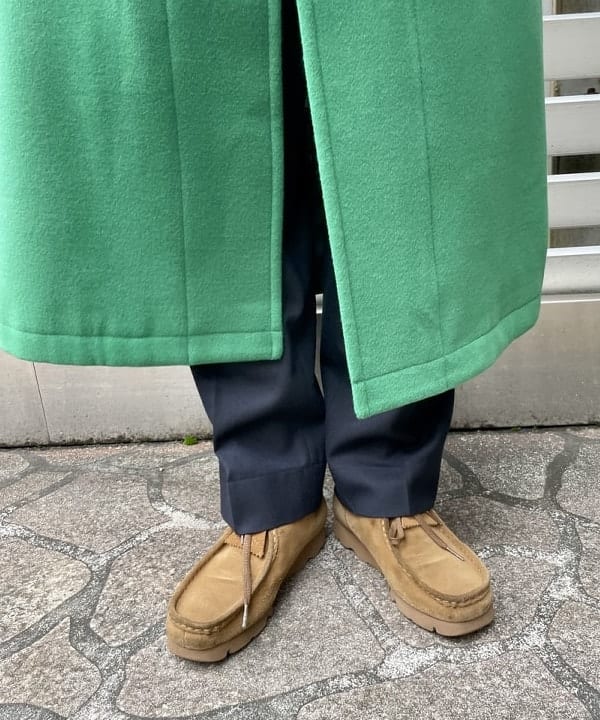 みりさんの「BEAMS WOMEN｜BEAMS BOY / ポリエステル ウール シンチ バック スラックス」を使ったコーディネート