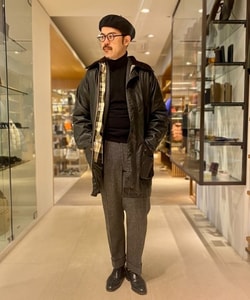 BEAMS F（ビームスF）Barbour / GAMEFAIR オイルド コート（コート