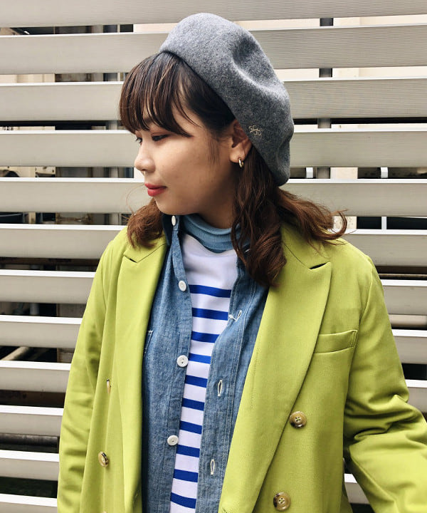 おとむさんの「BEAMS WOMEN｜ナバルボーダー ビッグ ボートネック カットソー」を使ったコーディネート