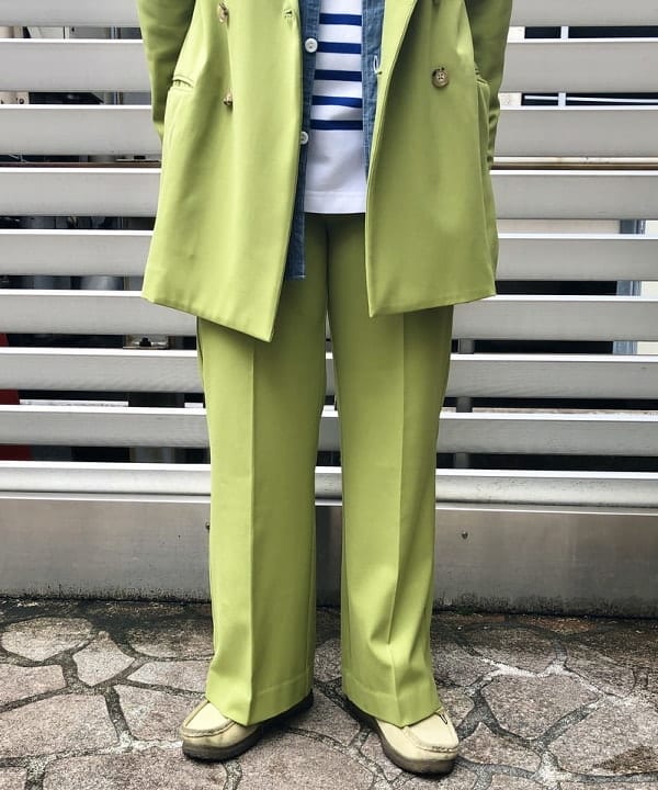 おとむさんの「BEAMS WOMEN｜ナバルボーダー ビッグ ボートネック カットソー」を使ったコーディネート