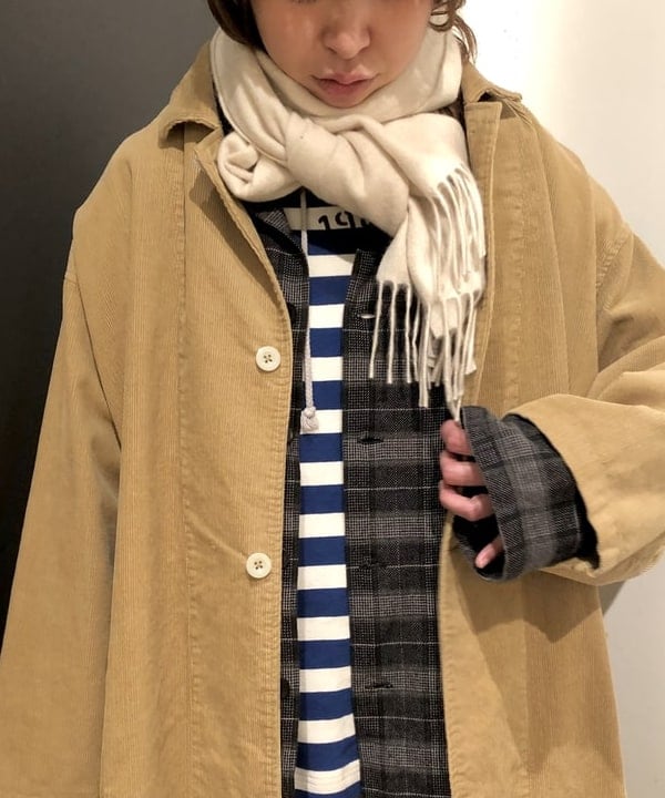 みかみさんの「BEAMS WOMEN｜Healthknit × BEAMS BOY / ワッフル プルオーバー パーカ」を使ったコーディネート