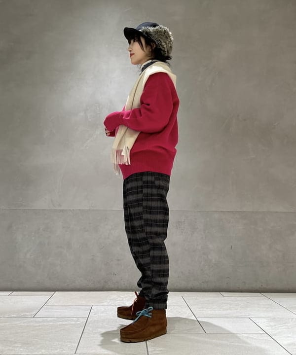 小原 もこさんの「BEAMS WOMEN｜【別注】BUZZ RICKSON'S / シャンブレー ロングスリーブ シャツ」を使ったコーディネート