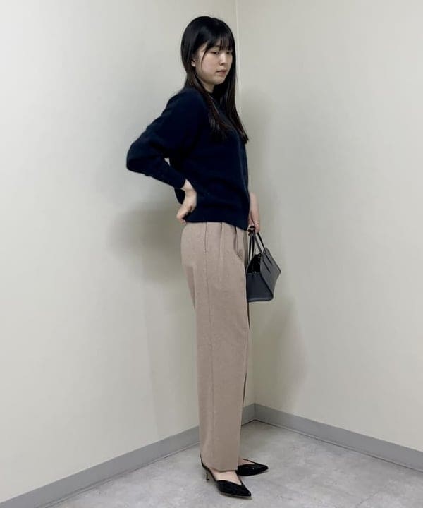 山田 千遥さんの「BEAMS WOMEN｜les bon bon / ヴィクトリア ネックレス ゴールド」を使ったコーディネート