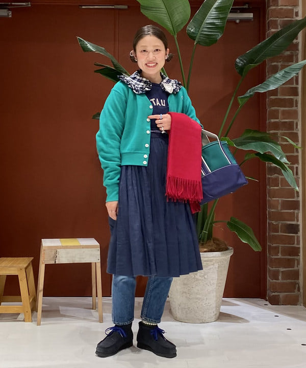優意さんの「BEAMS WOMEN｜L.L.Bean / Deep Bottom Deluxe Boat and Tote S」を使ったコーディネート