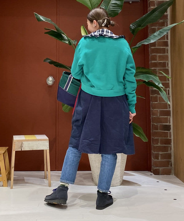 優意さんの「BEAMS WOMEN｜L.L.Bean / Deep Bottom Deluxe Boat and Tote S」を使ったコーディネート