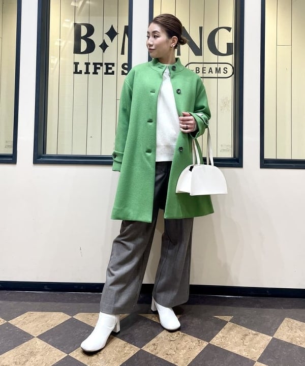 B:MING by BEAMS / スタンドカラー テント コート - ロングコート