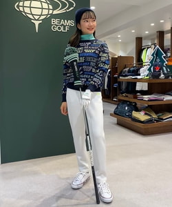 新品未使用〈WOMEN〉BEAMS GOLF  ダンボールニット パンツ