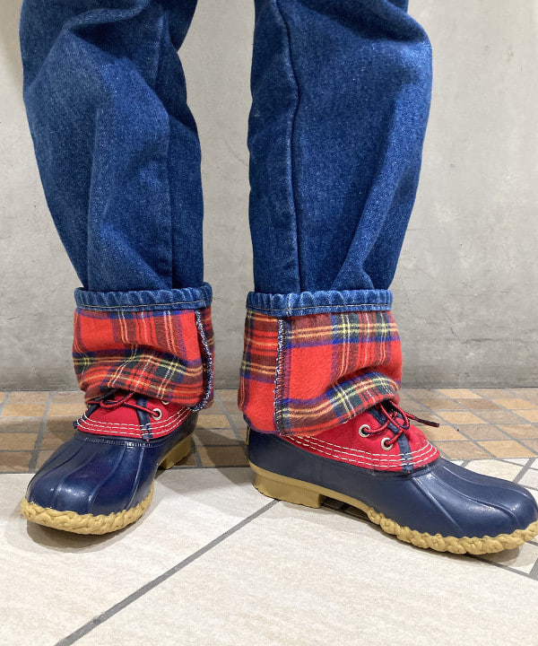 葵さんの「BEAMS WOMEN｜L.L.Bean × BEAMS PLUS & BEAMS BOY / Deluxe Canvas Gum Shoes」を使ったコーディネート