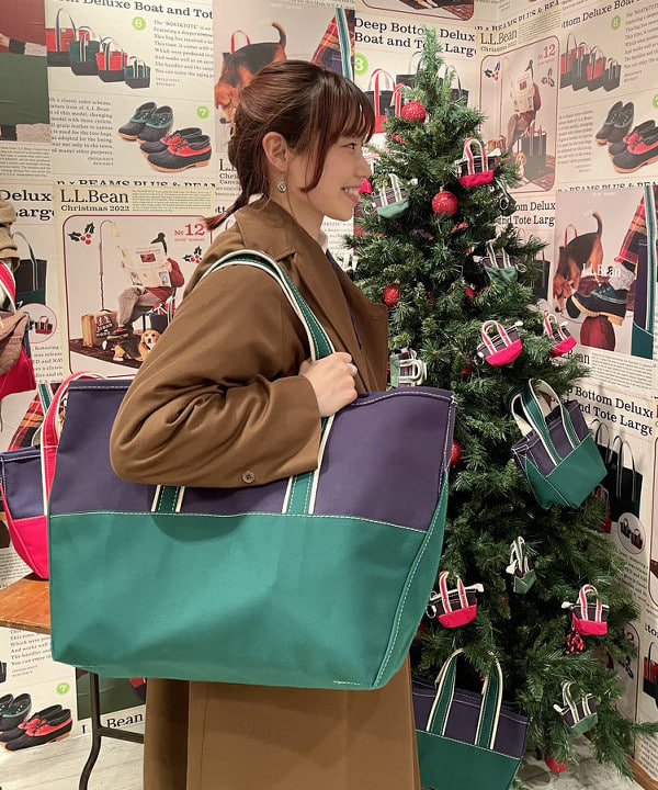 SHINAGAWAさんの「BEAMS WOMEN｜L.L.Bean / 別注 Deep Bottom Deluxe Boat and Tote Large」を使ったコーディネート