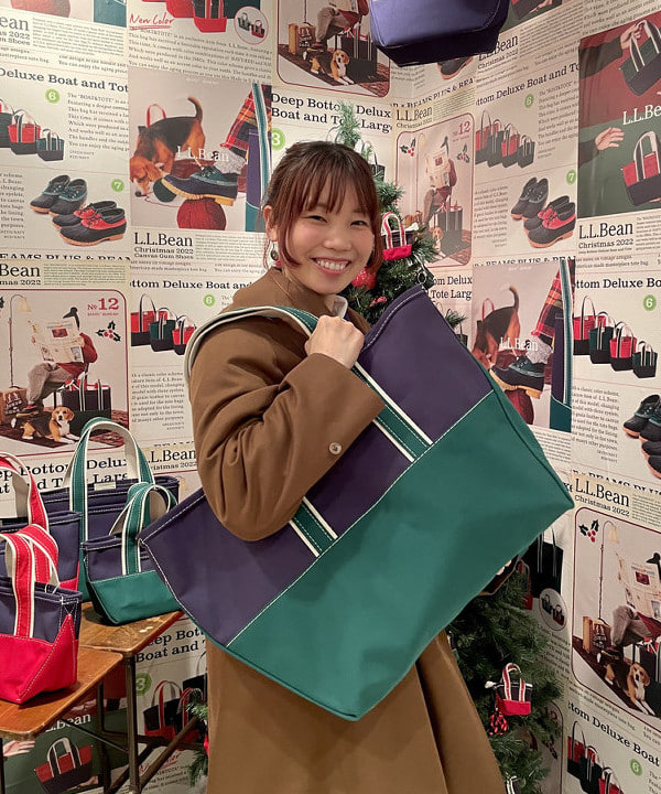 SHINAGAWAさんの「BEAMS WOMEN｜L.L.Bean / 別注 Deep Bottom Deluxe Boat and Tote Large」を使ったコーディネート
