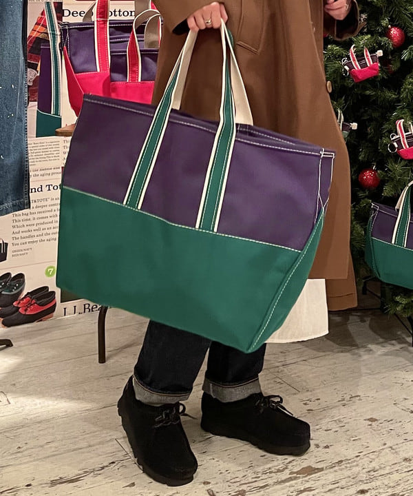 SHINAGAWAさんの「BEAMS WOMEN｜L.L.Bean / 別注 Deep Bottom Deluxe Boat and Tote Large」を使ったコーディネート