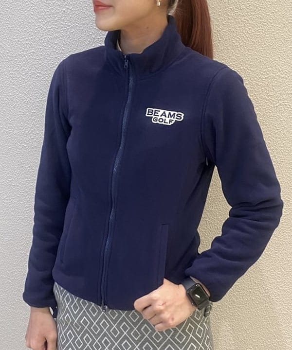 GREY】BEAMS GOLF PURPLE LABEL / ジオメトリック ニット スカート-