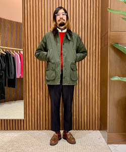 BEAMS F（ビームスF）Barbour × BEAMS F / 別注 BEDALE-F 2レイヤー