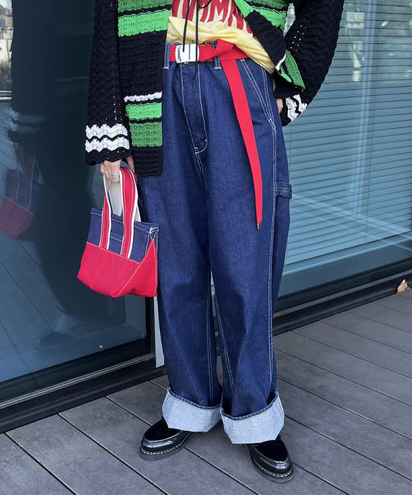 ミナミマリコさんの「BEAMS WOMEN｜L.L.Bean × BEAMS PLUS ＆ BEAMS BOY / Deep Bottom Deluxe Boat and Tote Mini」を使ったコーディネート