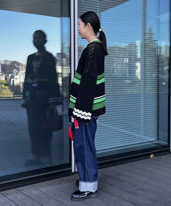 ミナミマリコさんの「BEAMS WOMEN｜L.L.Bean × BEAMS PLUS ＆ BEAMS BOY / Deep Bottom Deluxe Boat and Tote Mini」を使ったコーディネート