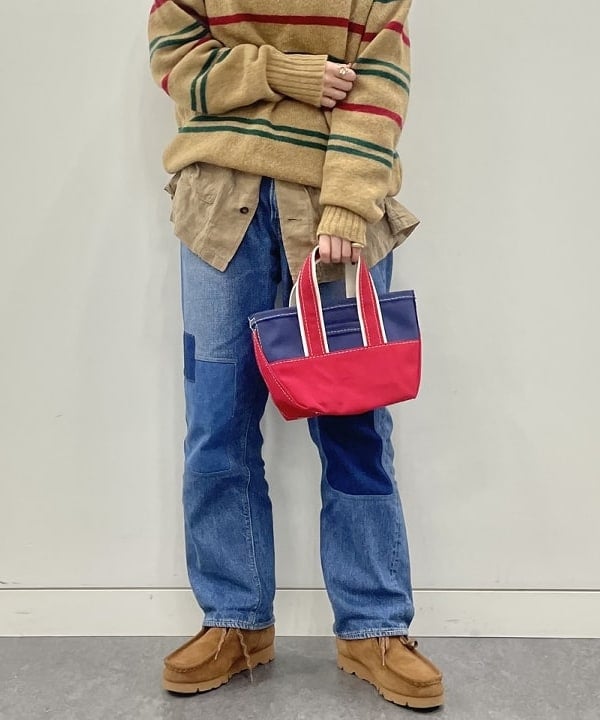 SHINAGAWAさんの「BEAMS WOMEN｜L.L.Bean × BEAMS PLUS ＆ BEAMS BOY / Deep Bottom Deluxe Boat and Tote Mini」を使ったコーディネート