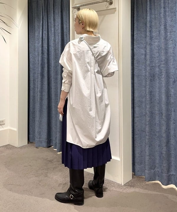 shirakiさんの「BEAMS WOMEN｜GIANNI CHIARINI / メタリック ALIFA レザーショルダーバッグ S」を使ったコーディネート