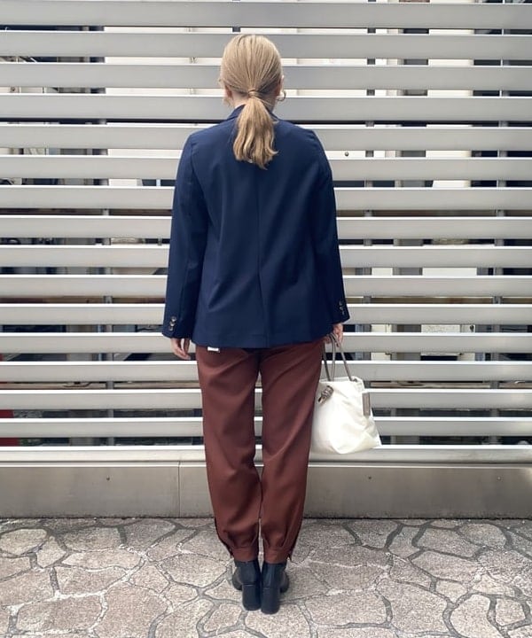 千田 静香さんの「BEAMS WOMEN｜VIOLAd&rsquo;ORO / BIANCA ナイロン トートバッグ S」を使ったコーディネート