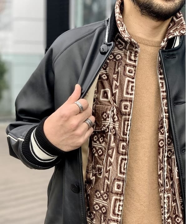 BEAMS PLUS コーデュロイ チェック スポーツ ブルゾン メンズ