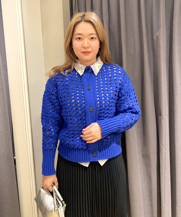 千田 静香さんの「BEAMS WOMEN｜GIANNI CHIARINI / メタリック ALIFA レザーショルダーバッグ S」を使ったコーディネート