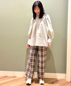 BEAMS HEART（ビームス ハート）チェック柄 2タック ワイド