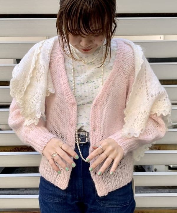 ナツハさんの「BEAMS WOMEN｜BEAMS BOY / GOLDメッキ 0.8mm リング」を使ったコーディネート