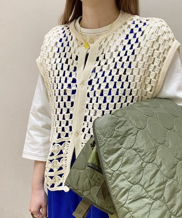 木村 海侑さんの「BEAMS WOMEN｜カラーボール チャーム クマ ネックレス」を使ったコーディネート