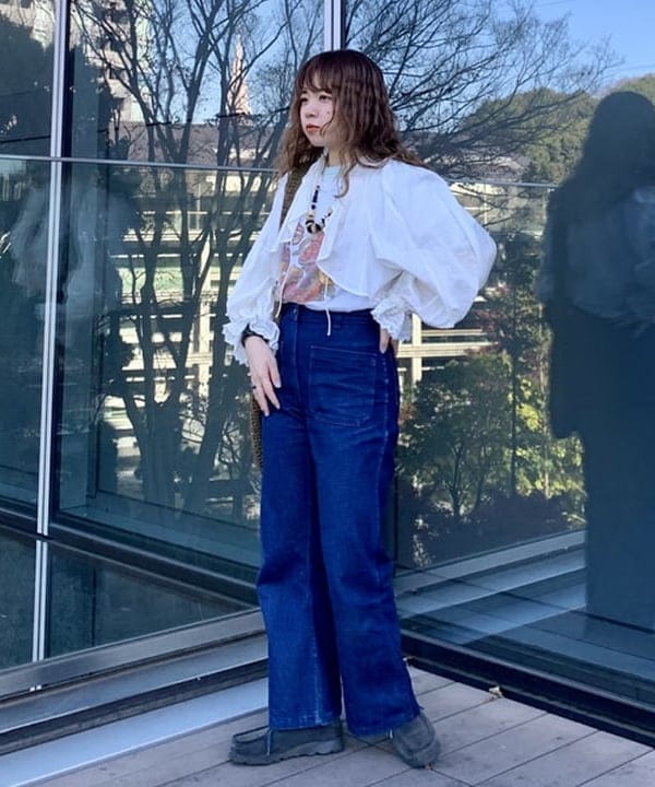 ナツハさんの「BEAMS WOMEN｜BEAMS BOY / パターン メッシュ ノースリーブ」を使ったコーディネート