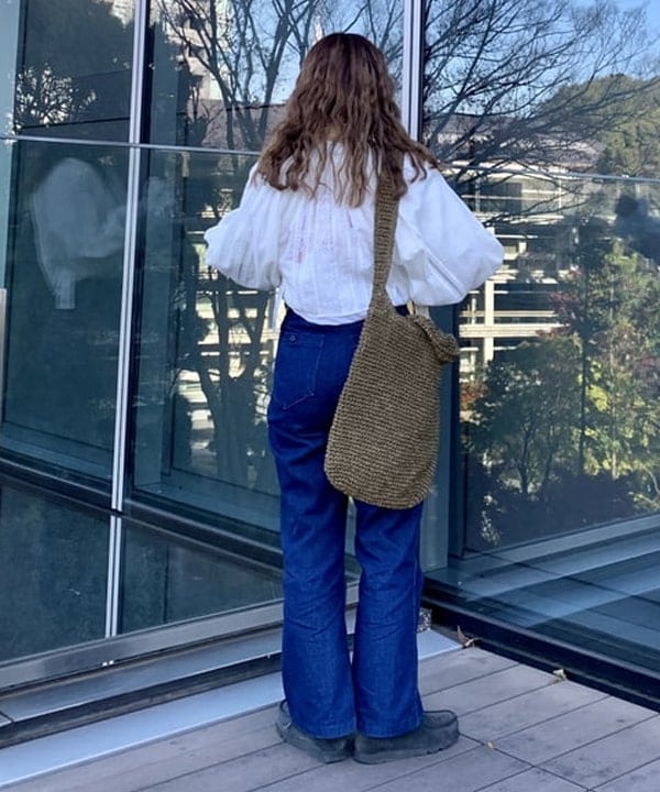 ナツハさんの「BEAMS WOMEN｜BEAMS BOY / パターン メッシュ ノースリーブ」を使ったコーディネート