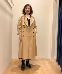 BEAMS F別注 SEALUP 高密度コットンギャバジントレンチコート www